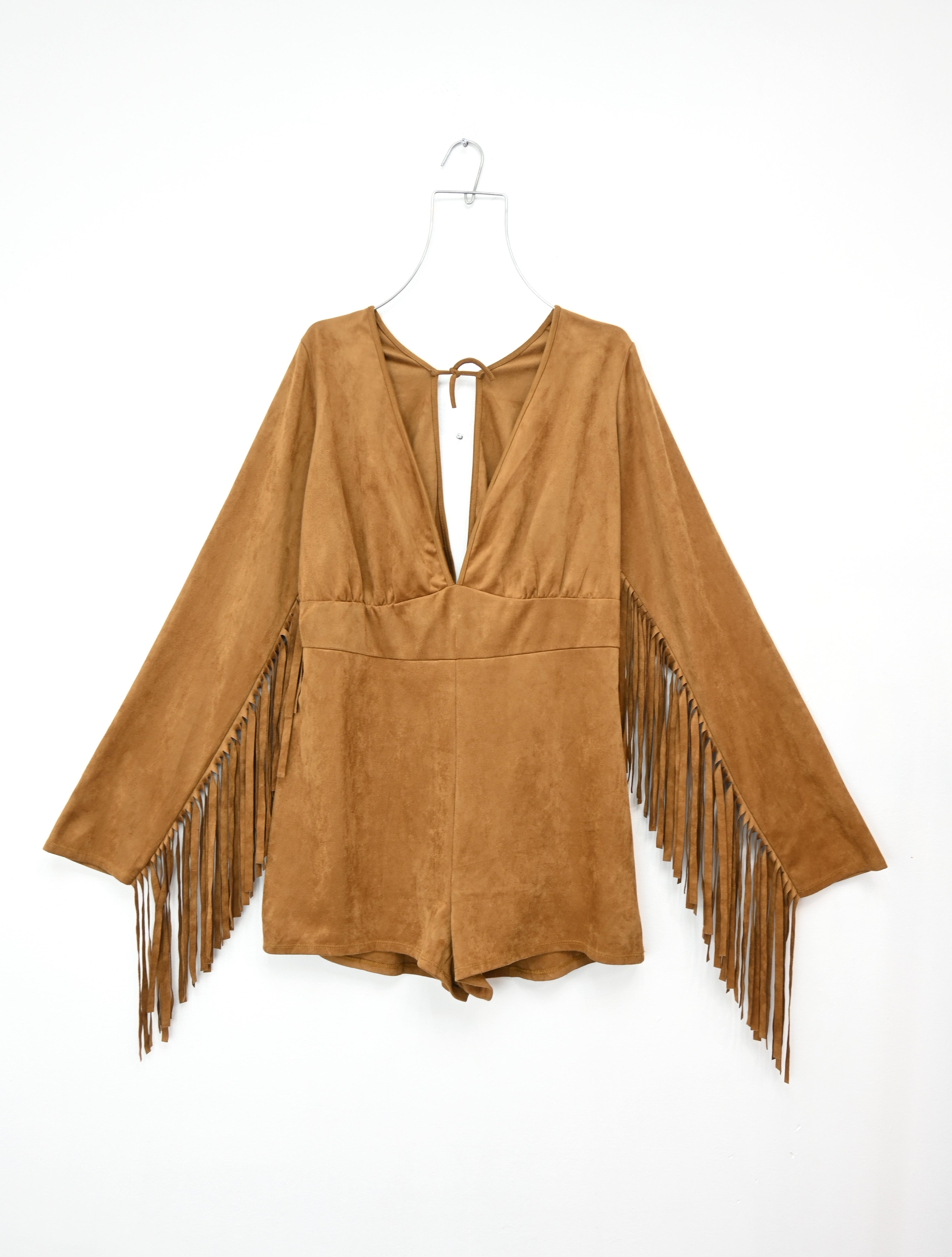 Jumpsuit tipo gamuza Lil Bees Bohemian