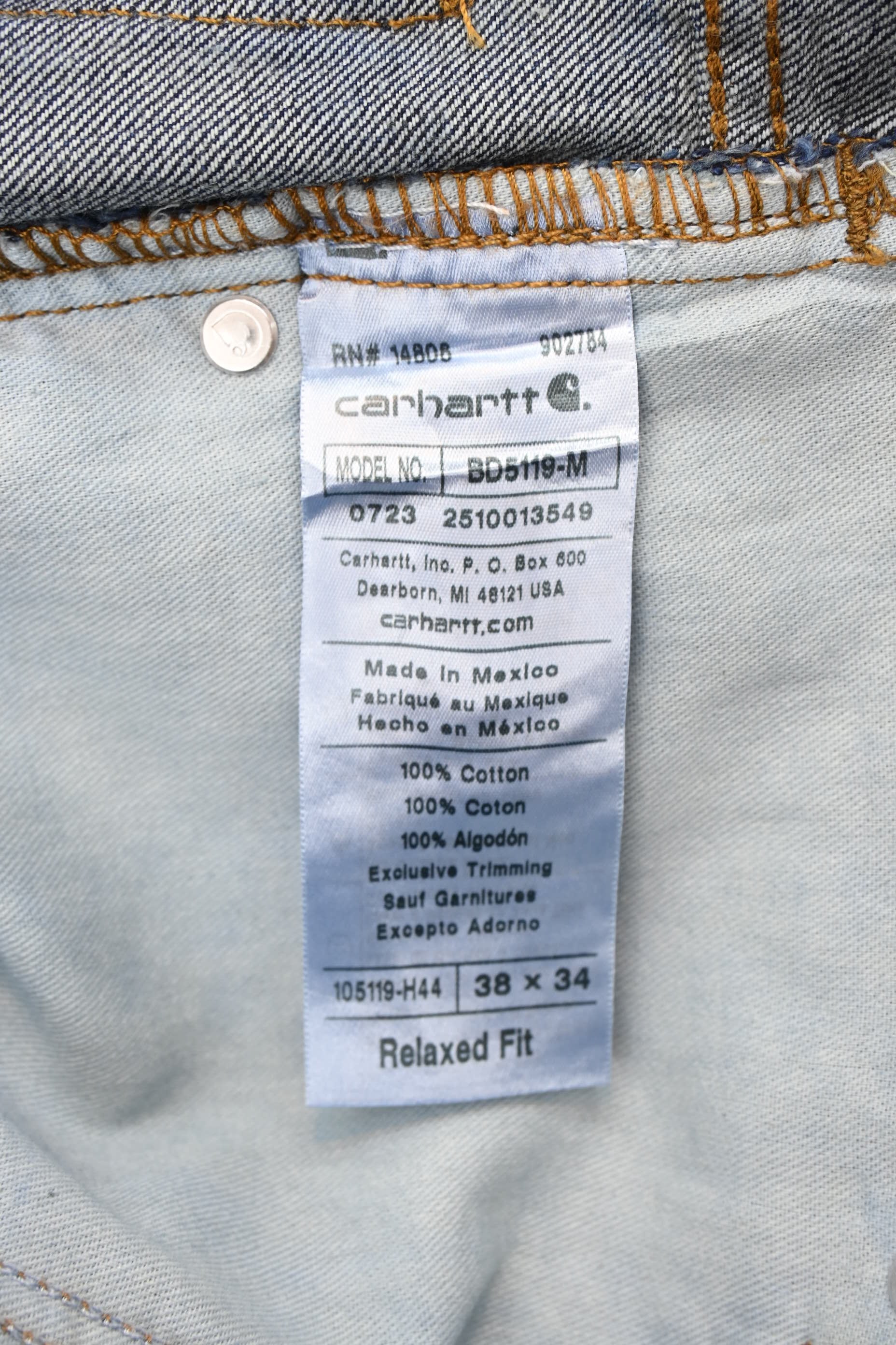 Jean Relaxed Fit Carhartt ⚡️